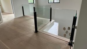 Glass Railing with end posts