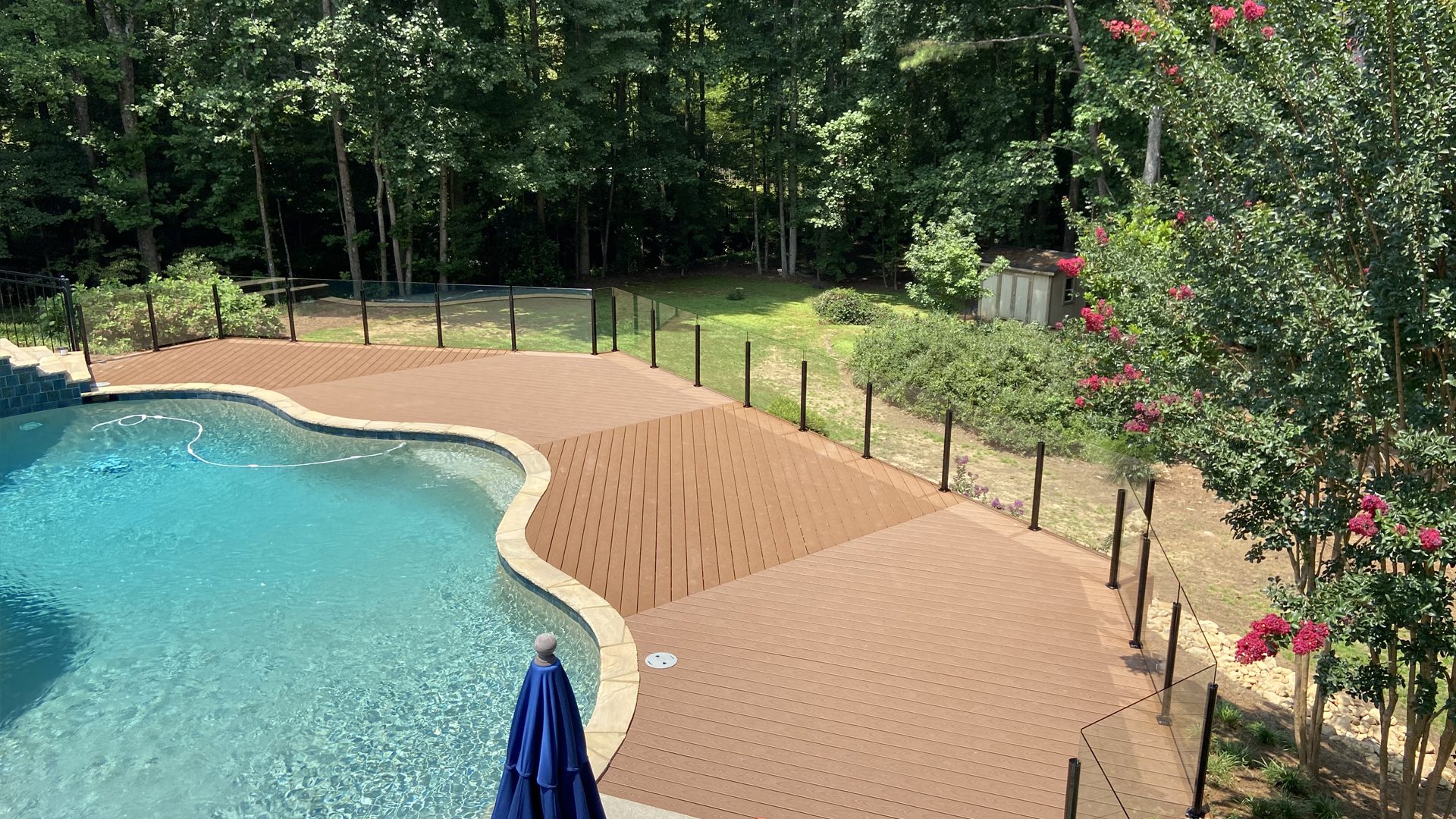 DIY glass railings